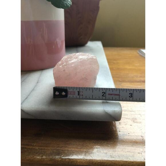 ROSE QUARTZ CRYSTAL Gemstone Raw Real Natural Pink Rock - Picture 3 of 8